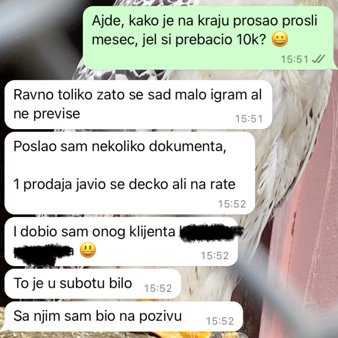 Ivan: prebacio 10.000 evra mesečno