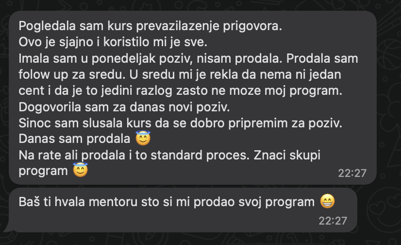 Jelena Kovačević: prodala program na standard procesu