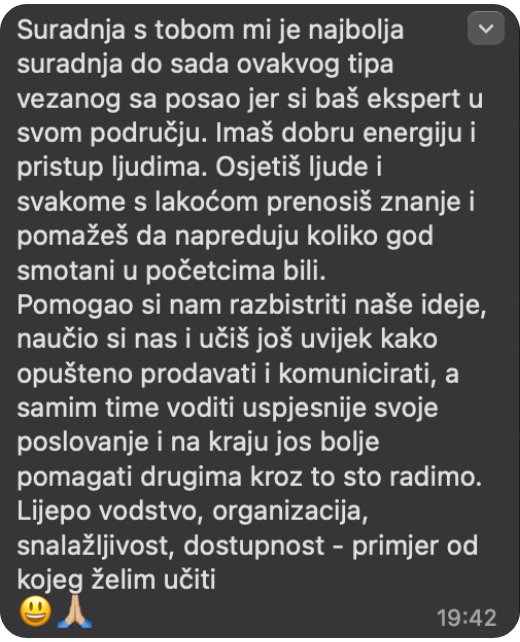 Utisak klijenta